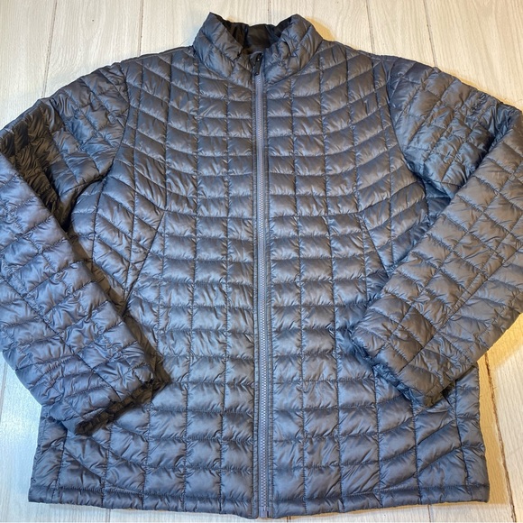 Ben Sherman The Original Quilted Jacket Men L Black Full Zip Logo Cozy - Picture 1 of 8